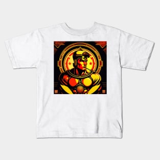 Spartan Strong Comic Book Style Kids T-Shirt